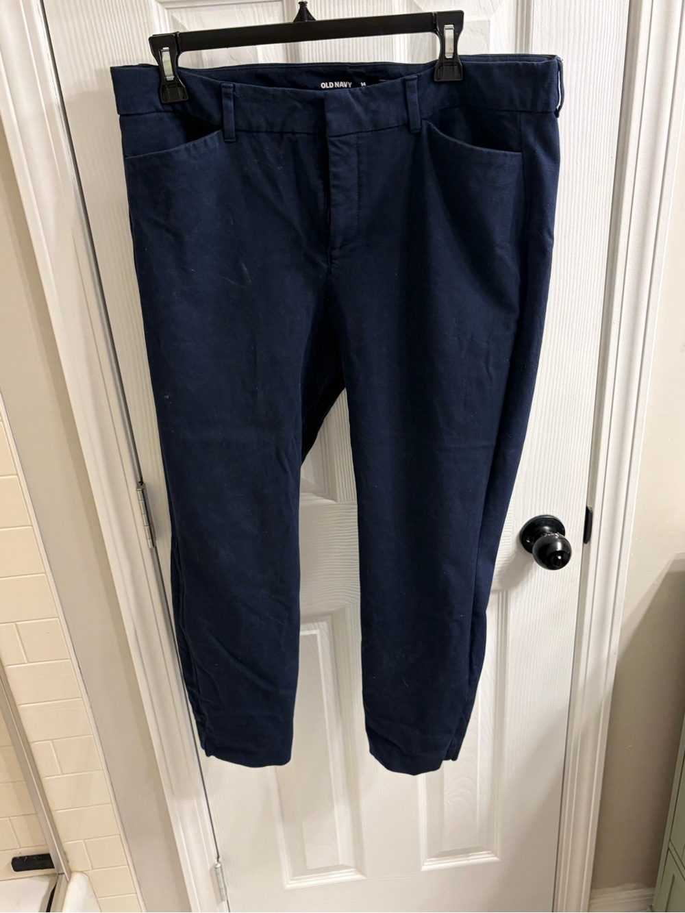Old Navy Navy Straight-Leg Women’s Pants